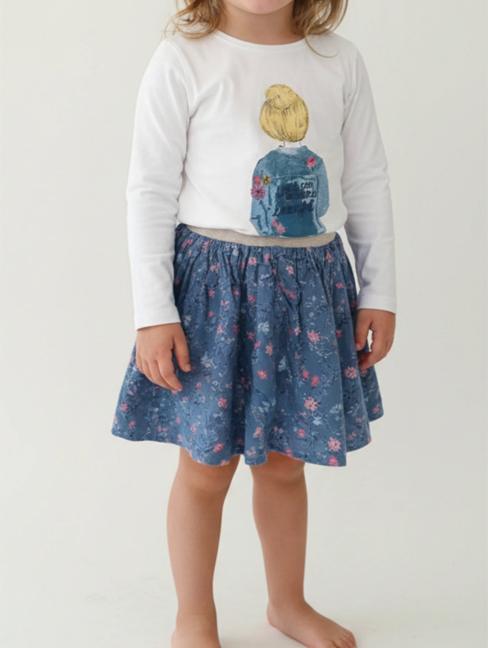 23 mois 2 ans ensemble tape a l'oeil teeshirt et jupe – photo 2